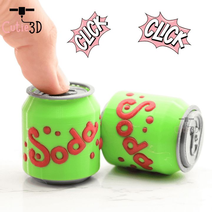 Descargar Cutie3D Soda Can Keycap Fidget Clicker Keychain - Cute